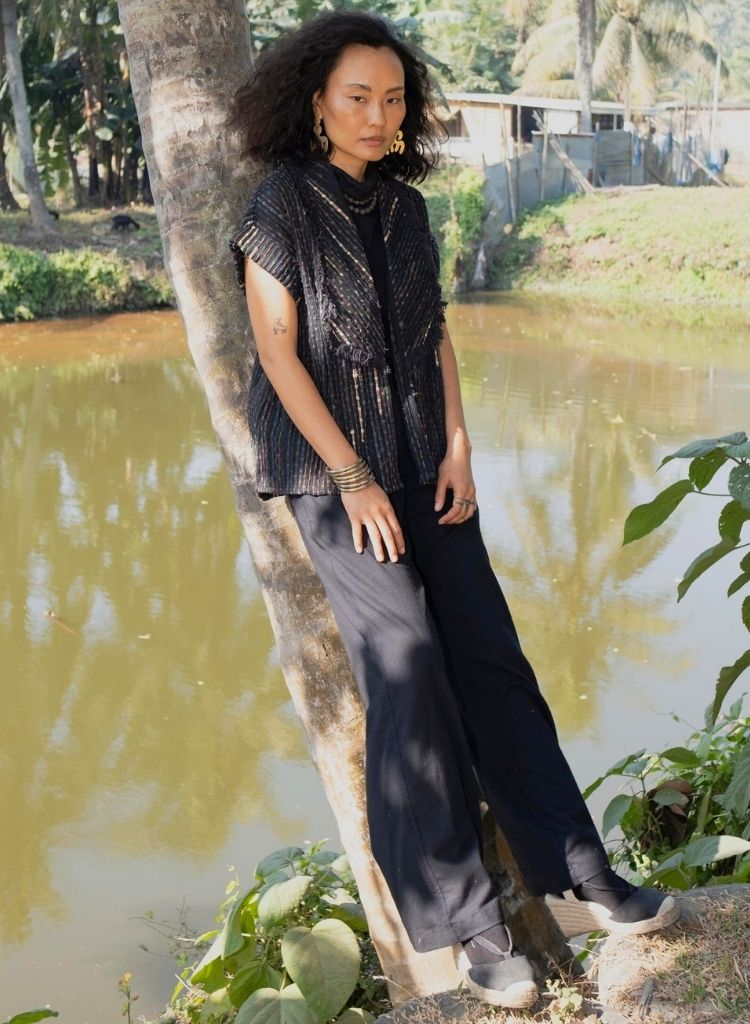 Black Green Berlin Top