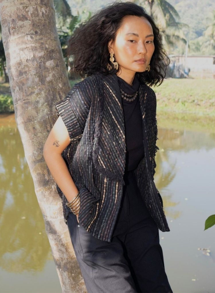 Black Green Berlin Top