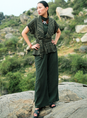 Berlin Shawl Collar Top