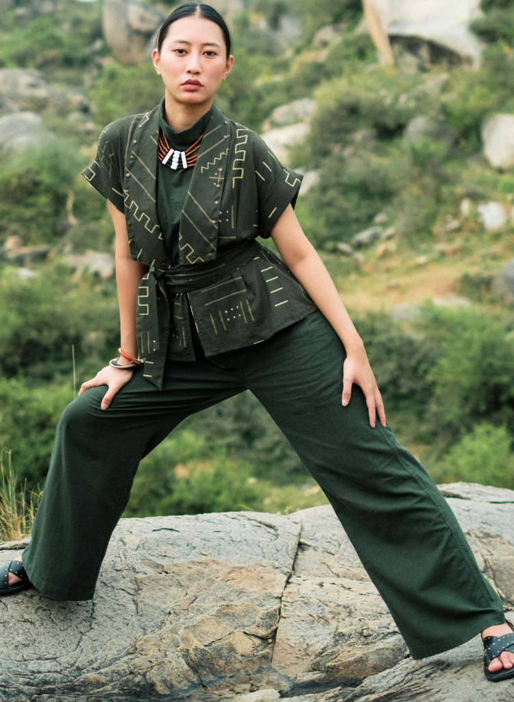 Berlin Shawl Collar Top