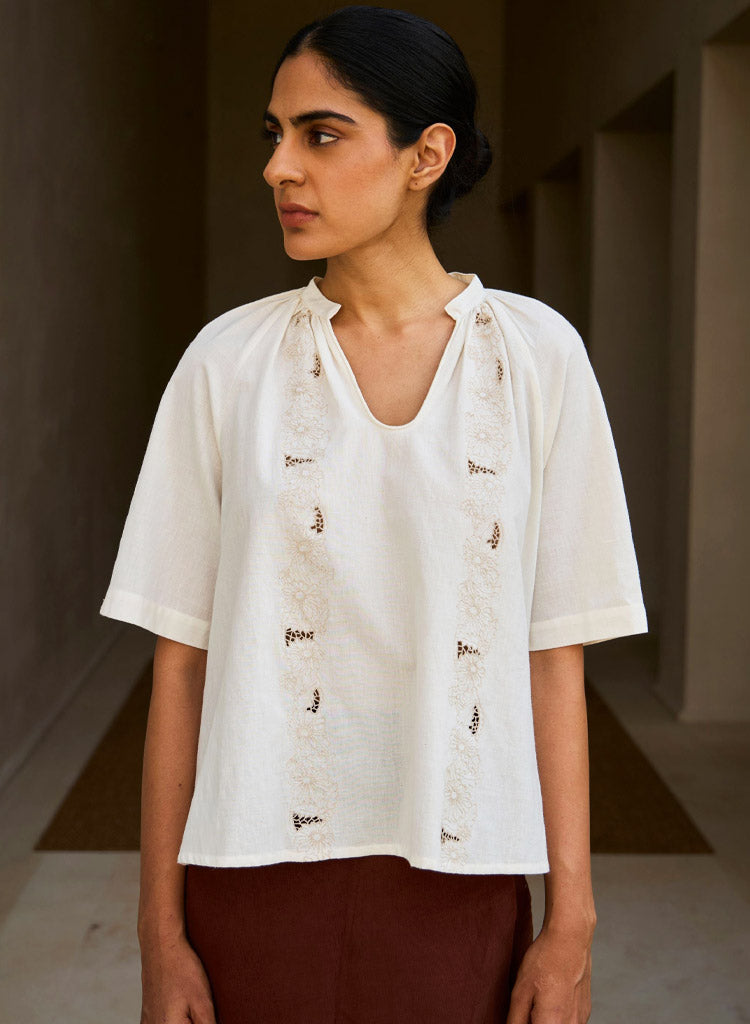 Bheer Embroidered Top