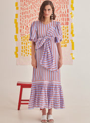 Big Bow Striper Dress