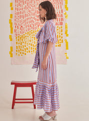 Big Bow Striper Dress