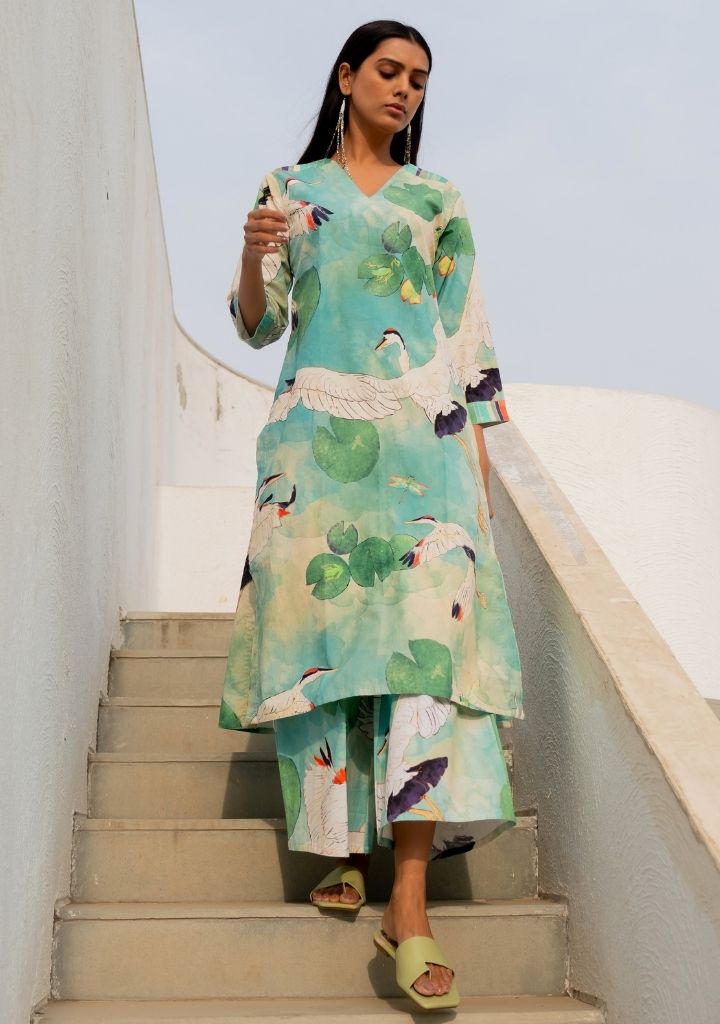 Birds Eye View Kurta Set