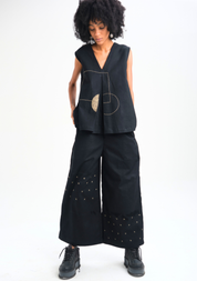 Black Freesia Top