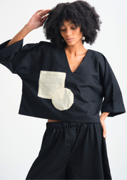 Black Iris Top