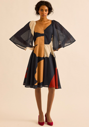 Black Pansy Dress