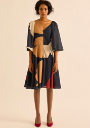 Black Pansy Dress