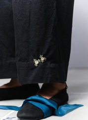 Black Pleated Pants