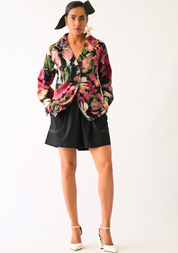 Noir Cuban Shirt Set