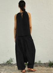 Black Ultra Gathered  Set