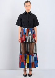 Bloc Mosaic Dress