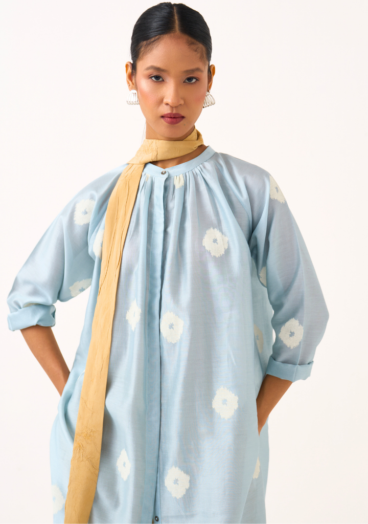 Block Print Shirt Set