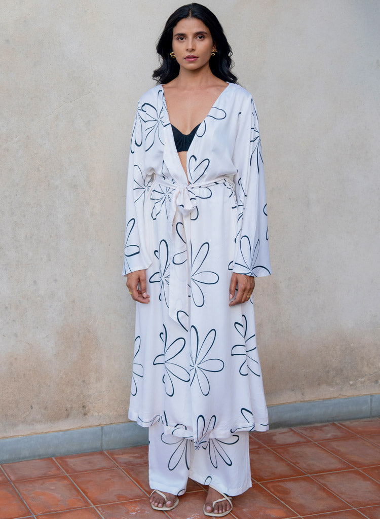 Bloom Printed Robe