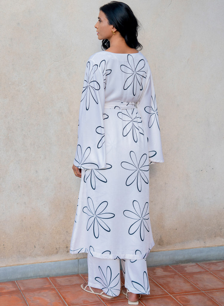 Bloom Printed Robe