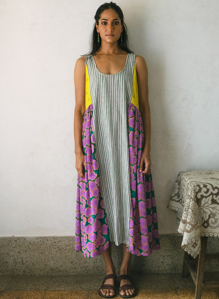 Blooming Patchwork Dress