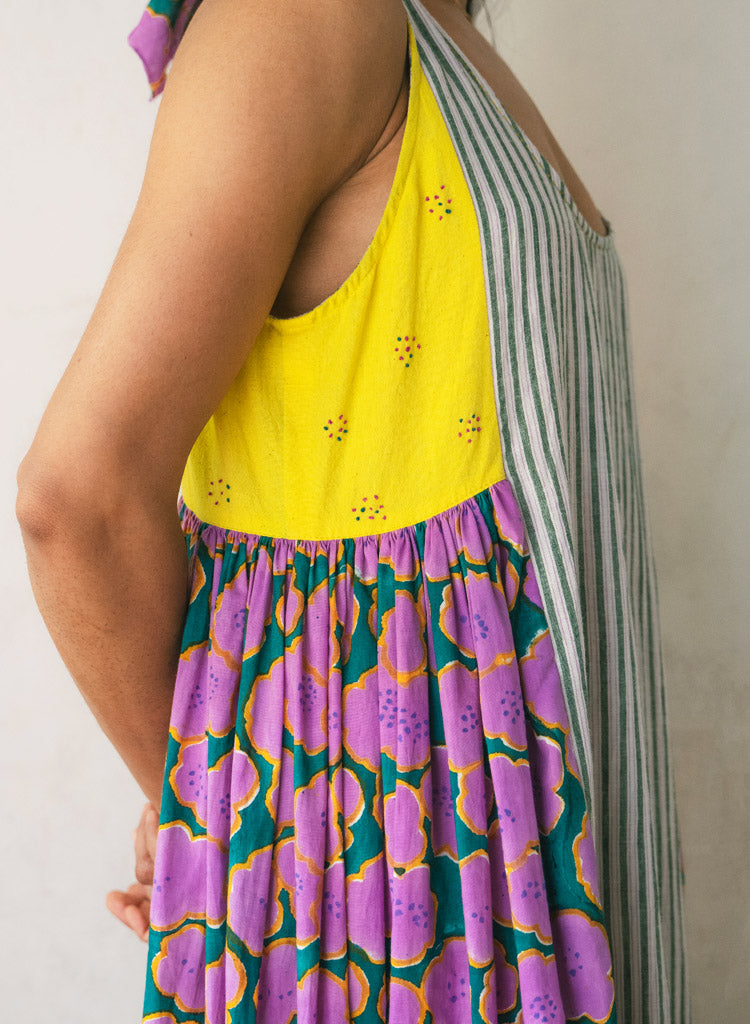 Blooming Patchwork Dress