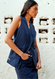 Blue Day Waistcoat