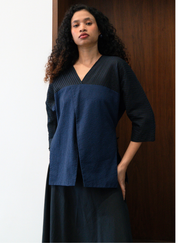 Blue Delta Blouse