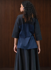Blue Delta Blouse