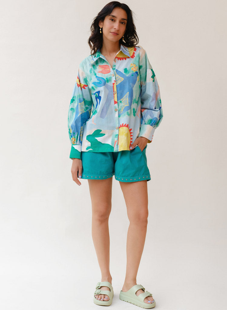 Blue Skies Lounge Shirt
