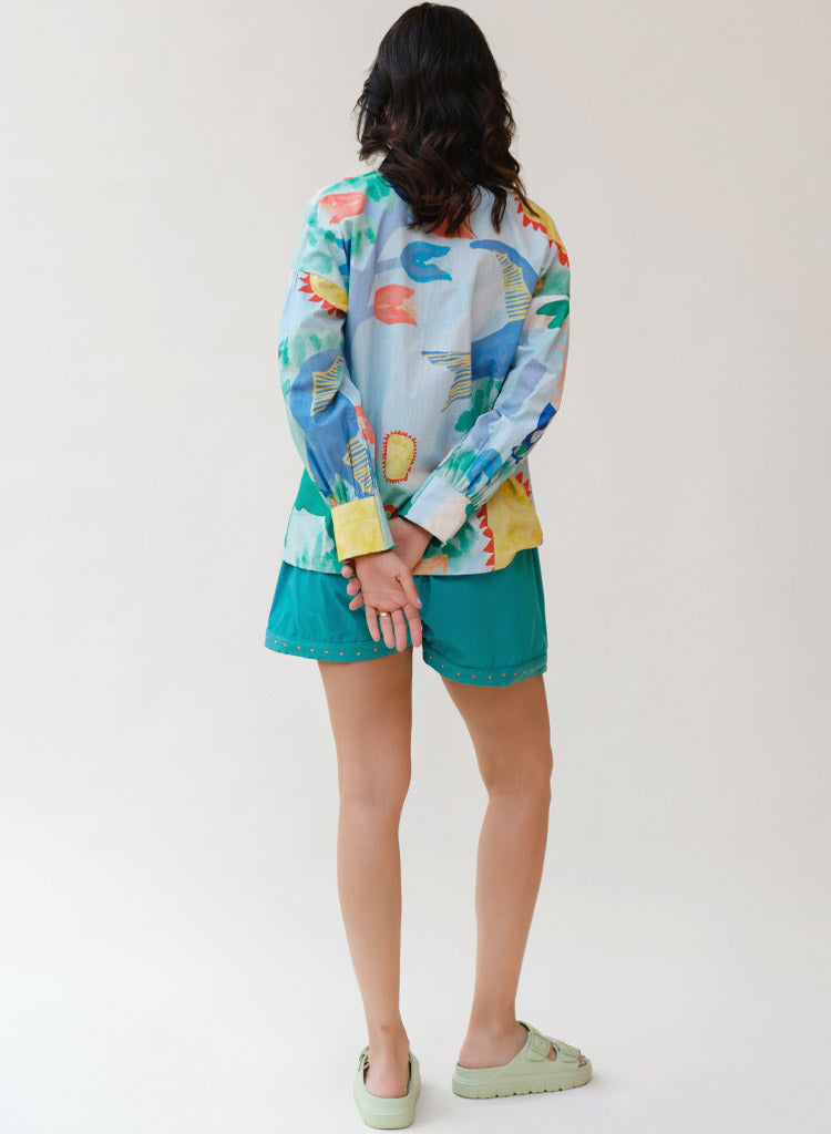 Blue Skies Shorts Set