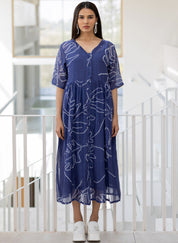 Wildflower Bandhej Dress