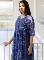 Wildflower Bandhej Dress