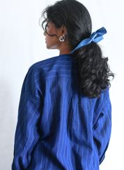 Blues Within Oversized Shirt