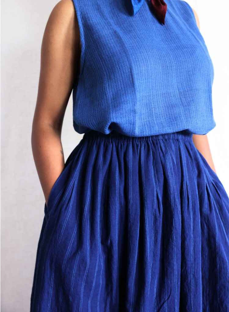 Blues Within Skirt