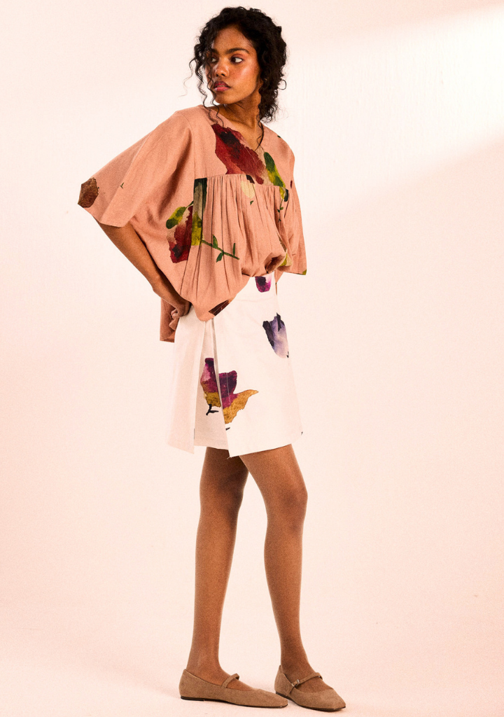 Amethyst Blooms Skort