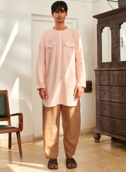 Blush Mousse Kurta Set