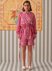 Blush Stripes Uniform Set