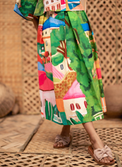 Bo Kaap Crop Shirt Set