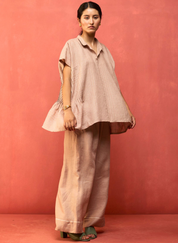 Bonnie Pleated Stripe Top