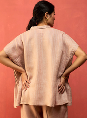 Bonnie Pleated Stripe Top