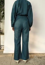 Dramatic Sleeve Blouse Set