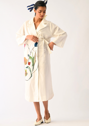 Botanica Ivory Wrap Dress