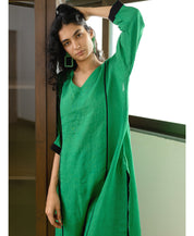 Bottle Green Kurta
