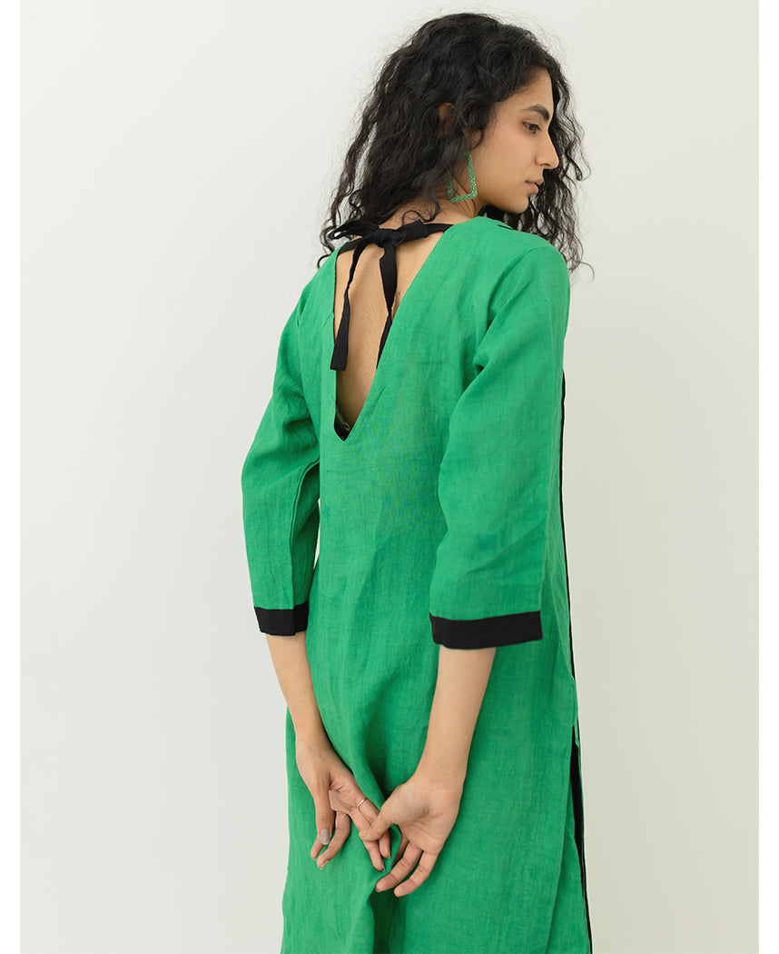 Bottle Green Kurta