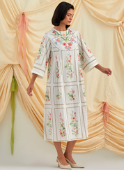 Bouquet Pleated Dress