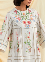 Bouquet Pleated Dress