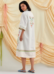 Bouquet Shirt Dress