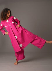 Box Pleated Scarf Set