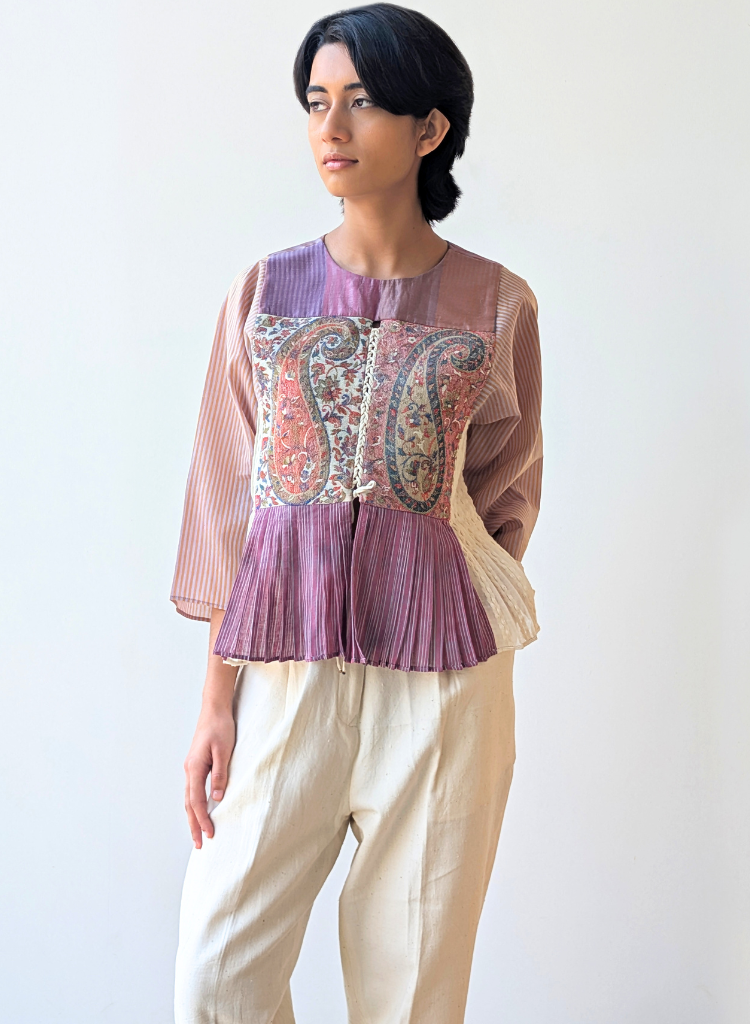 Box fit Reversible Blouse