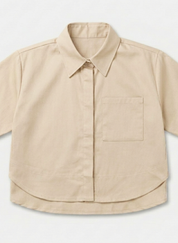 Boxy Cropped Shirt