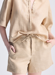 Boxy Shirt with Lace Set