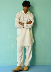 Briar Collar Border Kurta