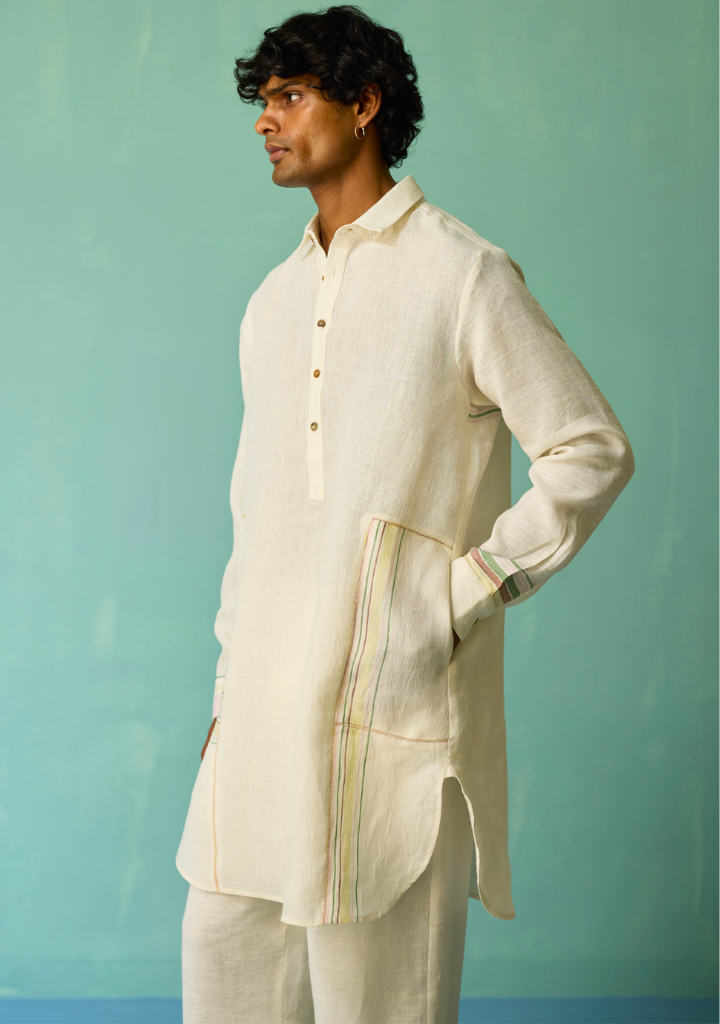 Briar Collar Border Kurta