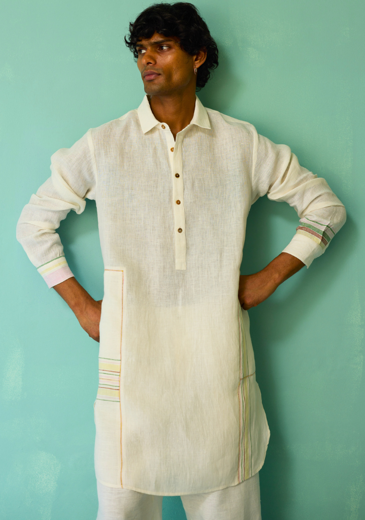 Briar Collar Border Kurta
